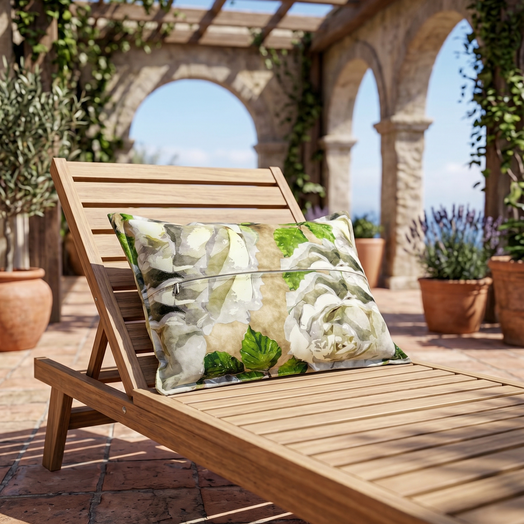 Cuscino Home Decor con Rose d'Autore | Stile Elegante
