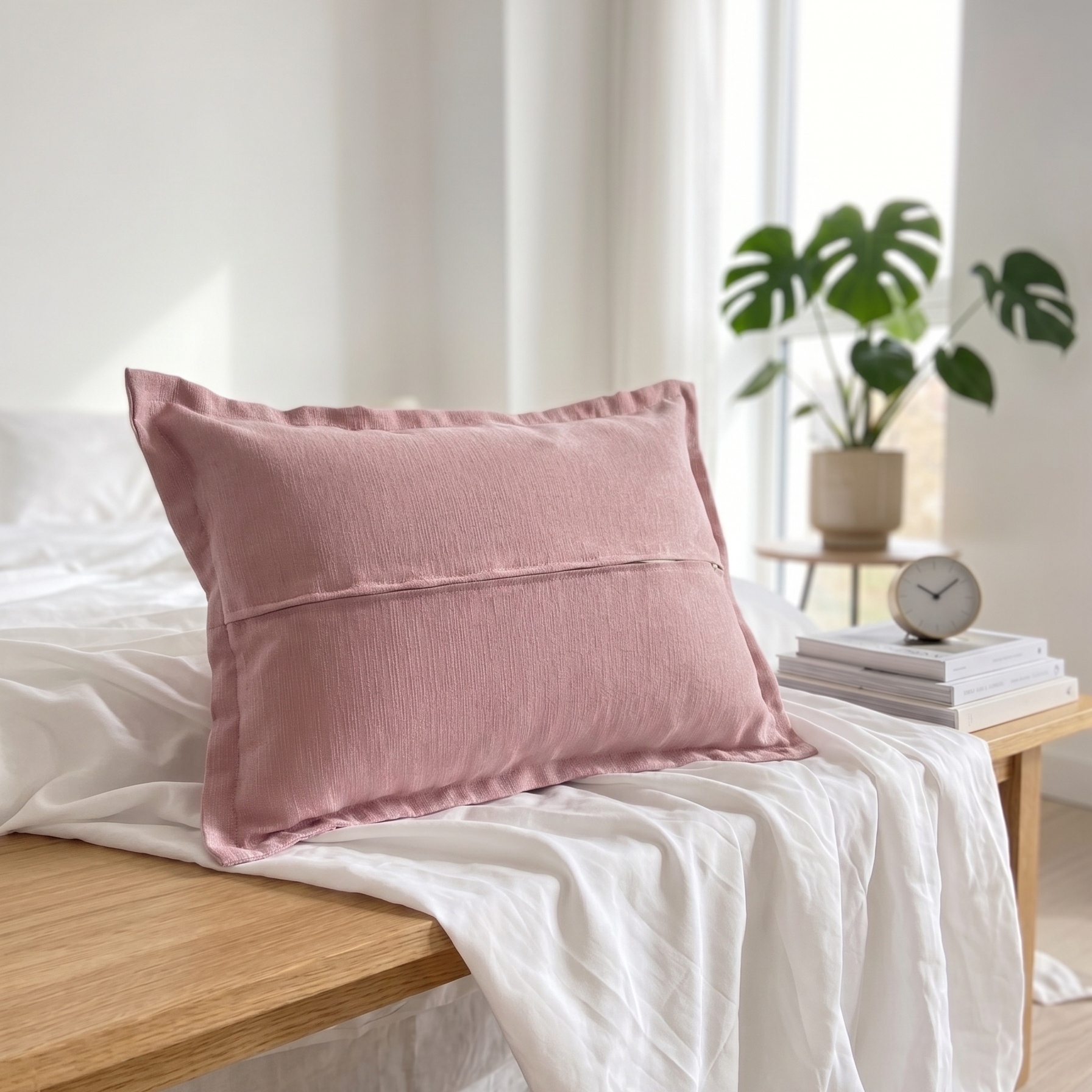 Cuscino Rosa Cipria Stile Nordico: Home Decor per Arredo Salotto