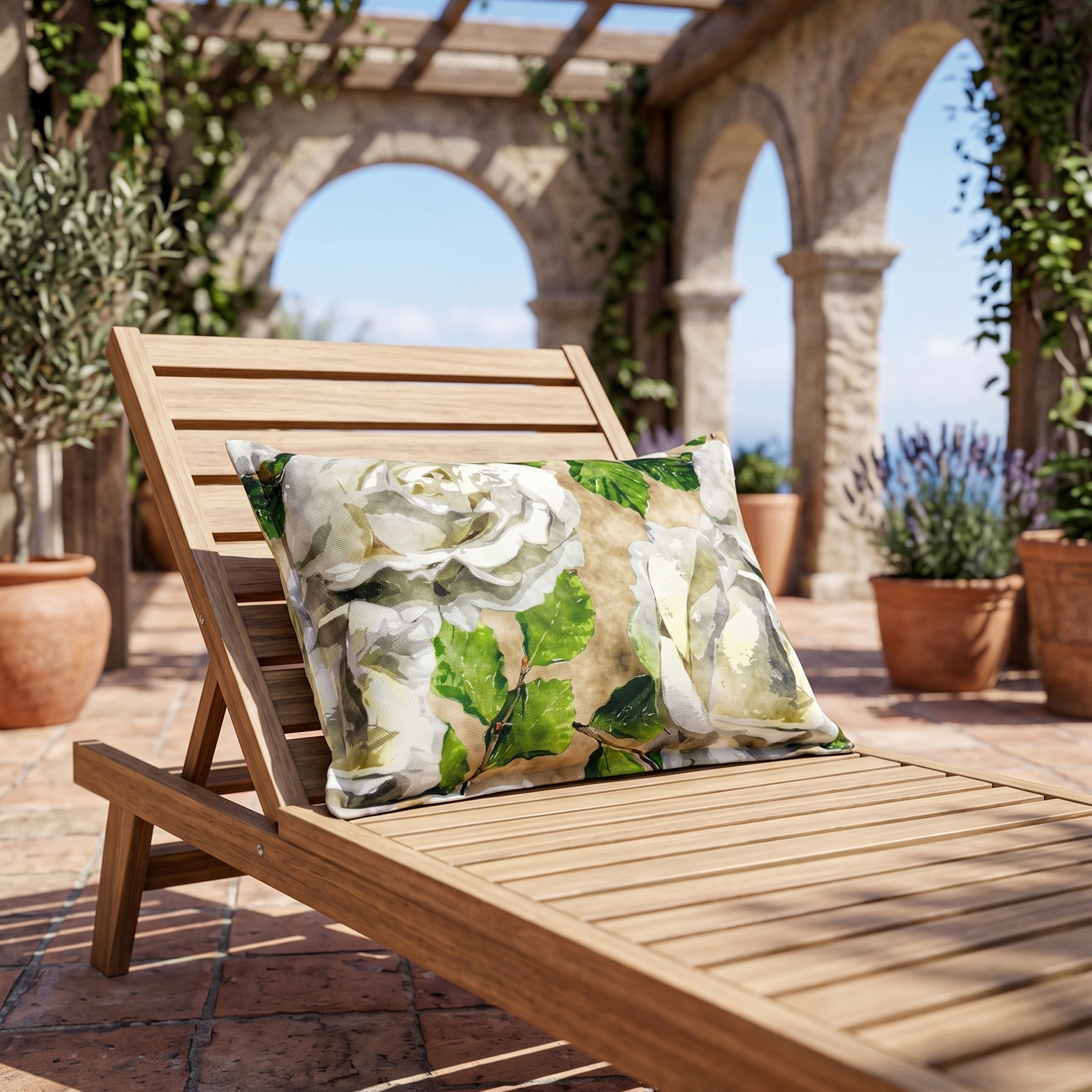 Cuscino Home Decor con Rose d'Autore | Stile Elegante