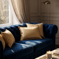 Cuscino Dorato Barocco: Home Decor di Lusso per Arredo Salotto