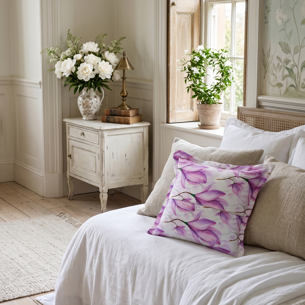 Cuscino Magnolia Home Decor: Eleganza Boho Chic Salotto