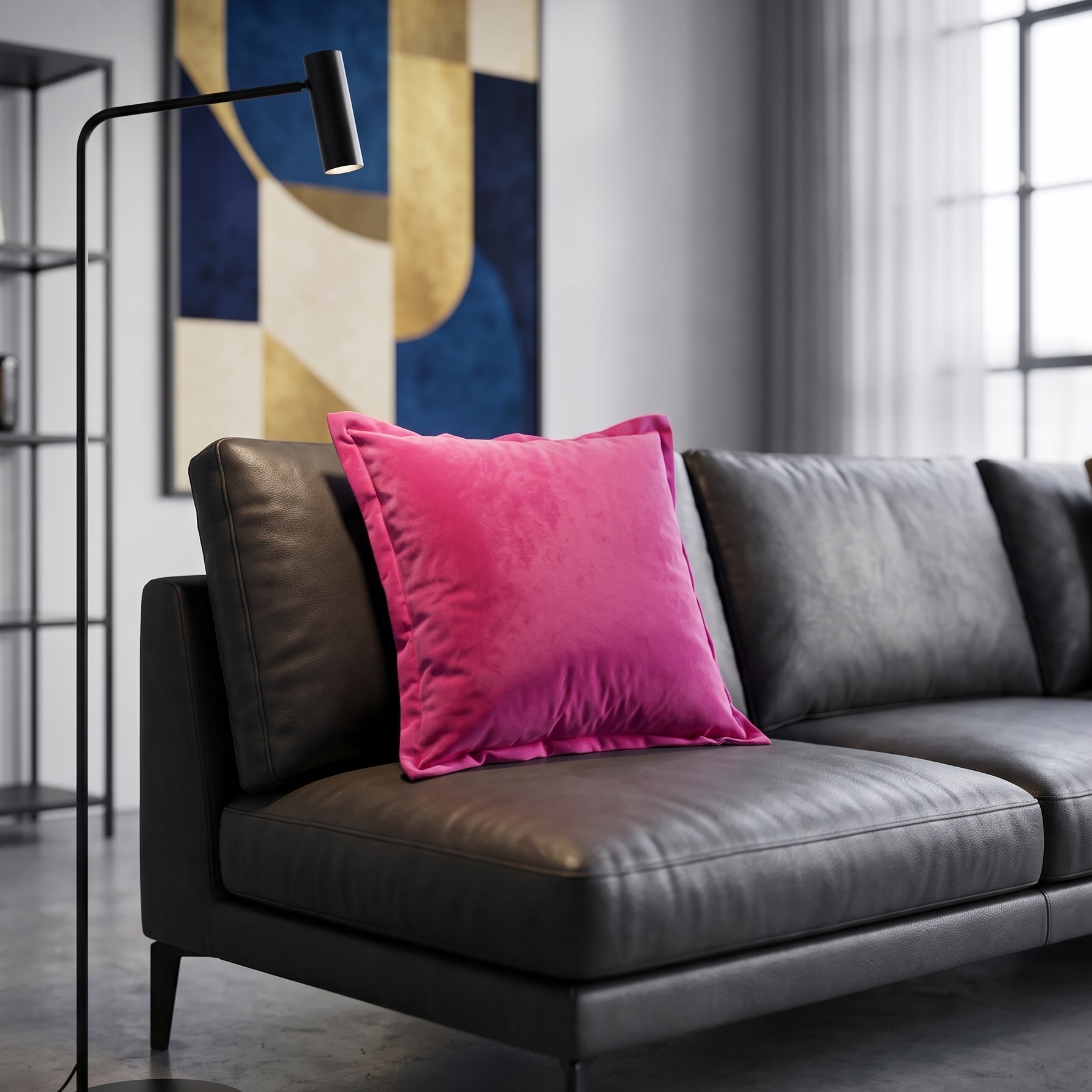 Cuscino Velluto Fucsia Elegante | Arredo Salotto e Home Decor
