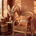 Cuscino Boho Chic Terracotta: Home Decor Etnico per Arredo Salotto