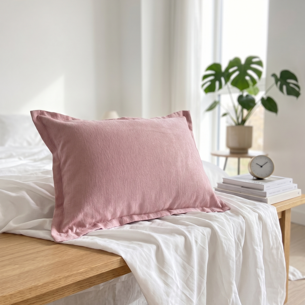Cuscino Rosa Cipria Stile Nordico: Home Decor per Arredo Salotto