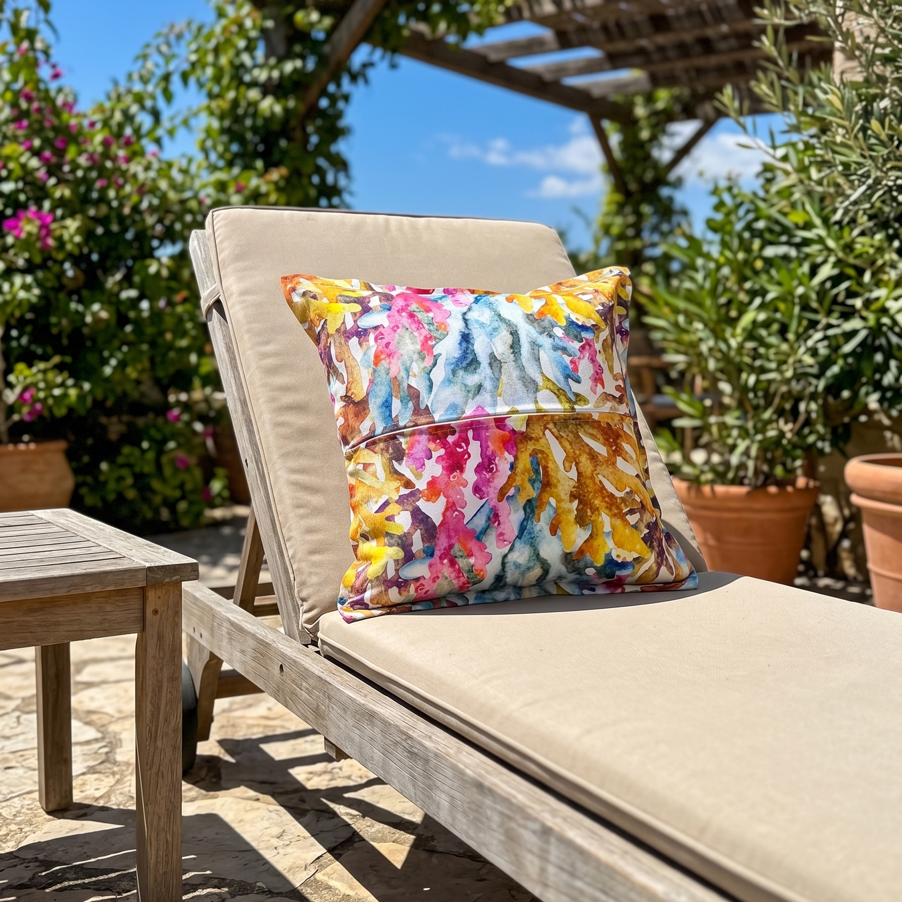 Cuscino d'Arredo Coralli in Cotone| Home Decor Boho Chic
