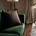 Cuscino Moderno Nero Antracite: Dettagli Sartoriali Luxury Living