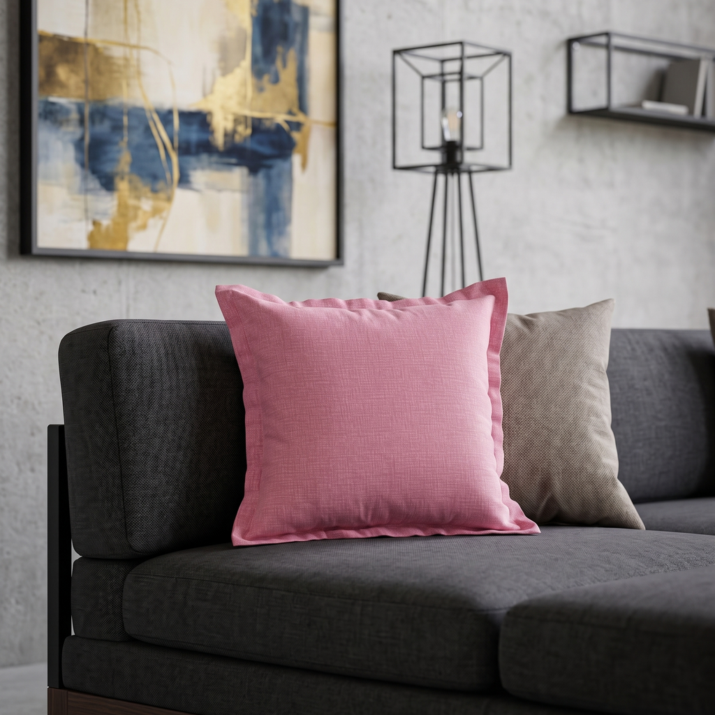 Cuscino Design Moderno Rosa | Arredo Salotto Elegante e Cozy