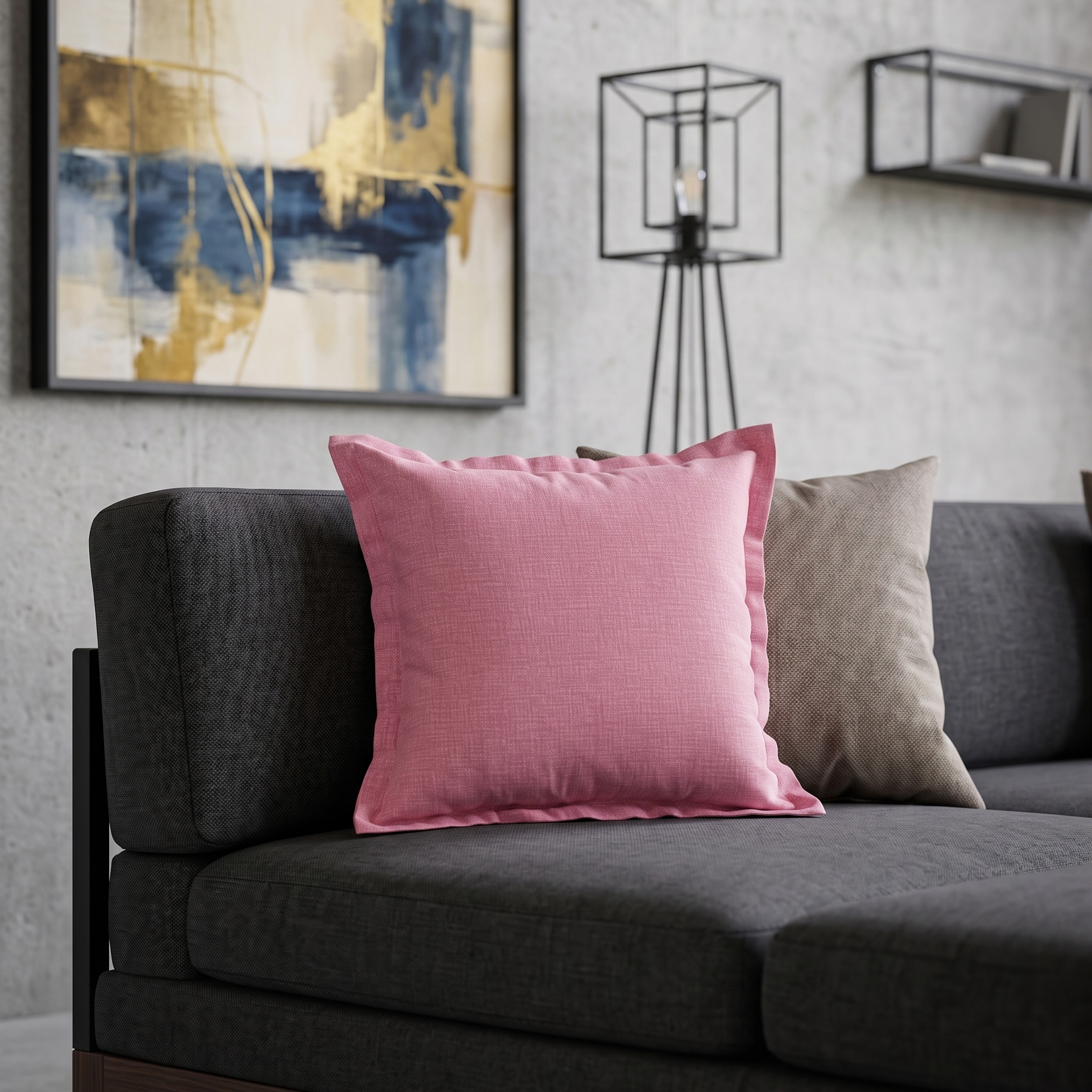 Cuscino Design Moderno Rosa | Arredo Salotto Elegante e Cozy