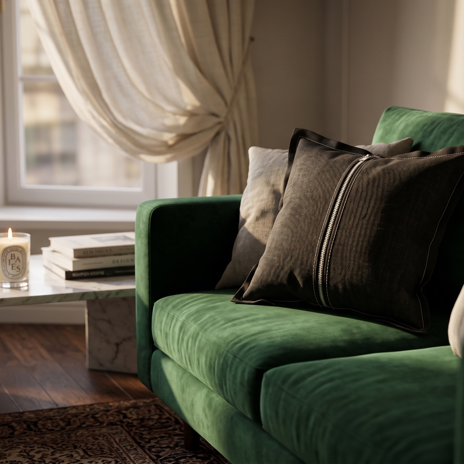 Cuscino Moderno Nero Antracite: Dettagli Sartoriali Luxury Living