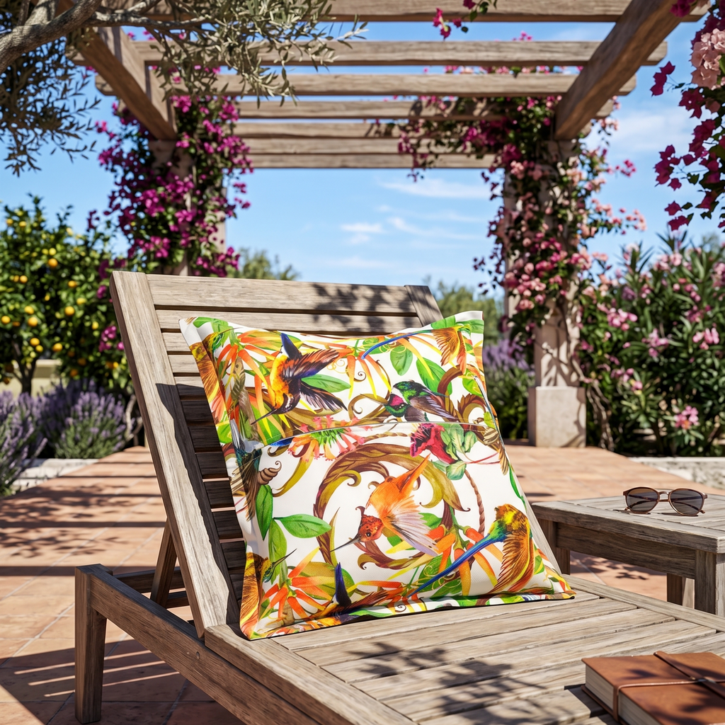Cuscino Arredo Tropical Chic per un Salotto di Design