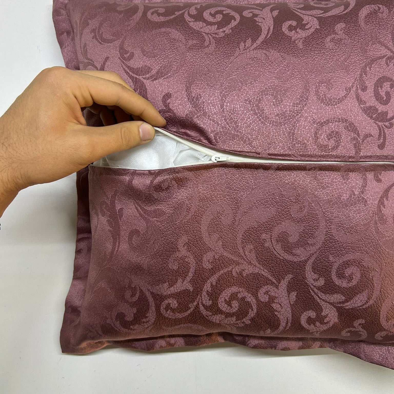 Cuscino Home Decor in Damascato per Arredo Salotto