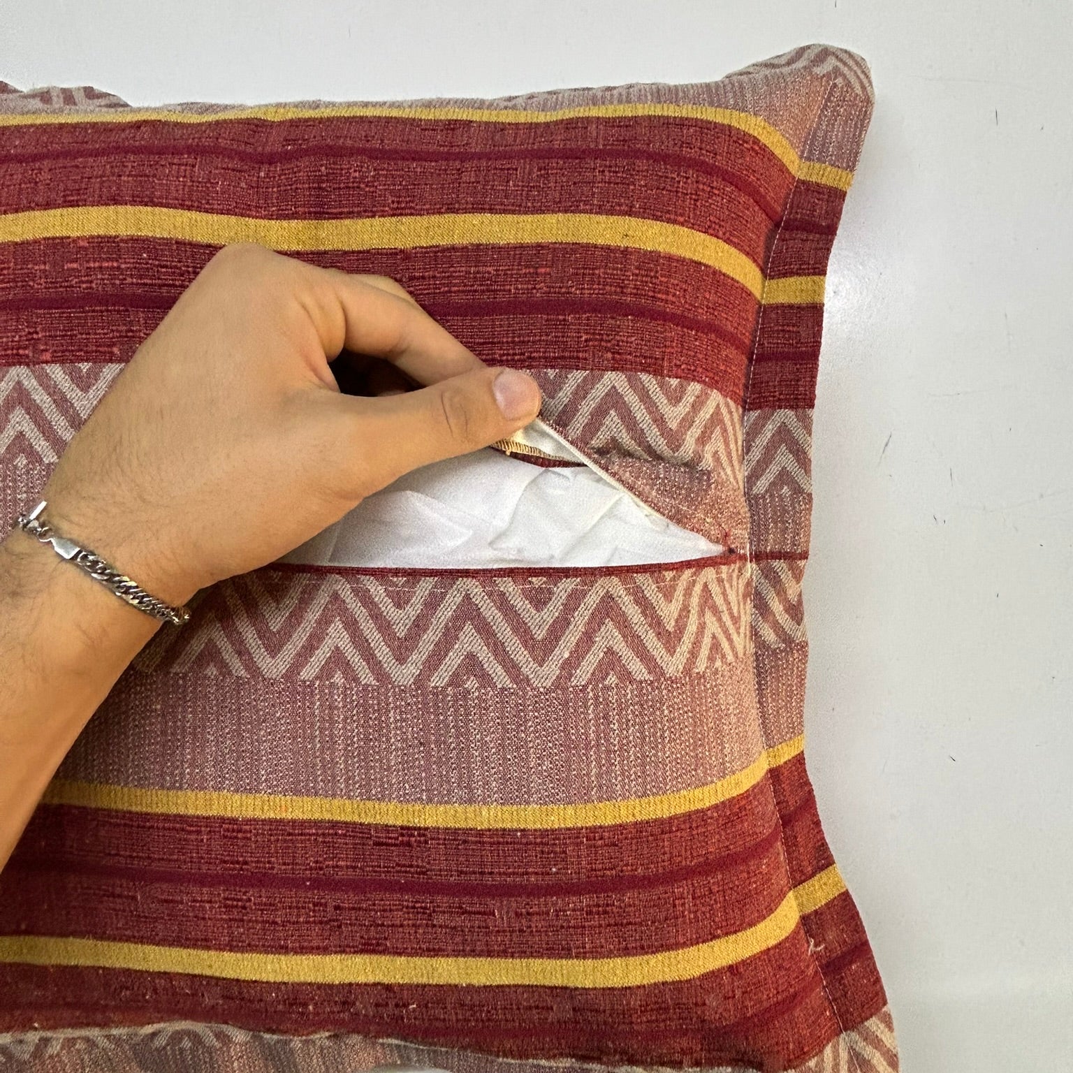 Cuscino Etnico in Cotone: Arredo Salotto e Camera Boho Chic