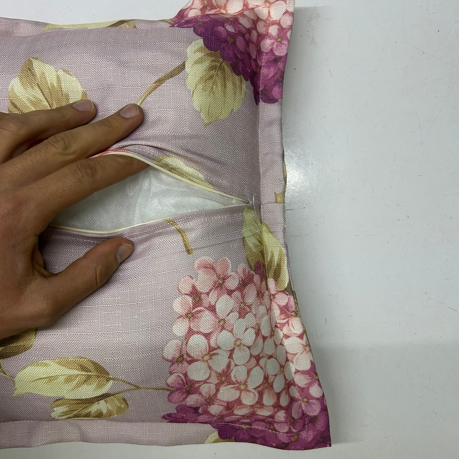 Cuscino Ortensie Design Floreale | Arredo Salotto Elegante